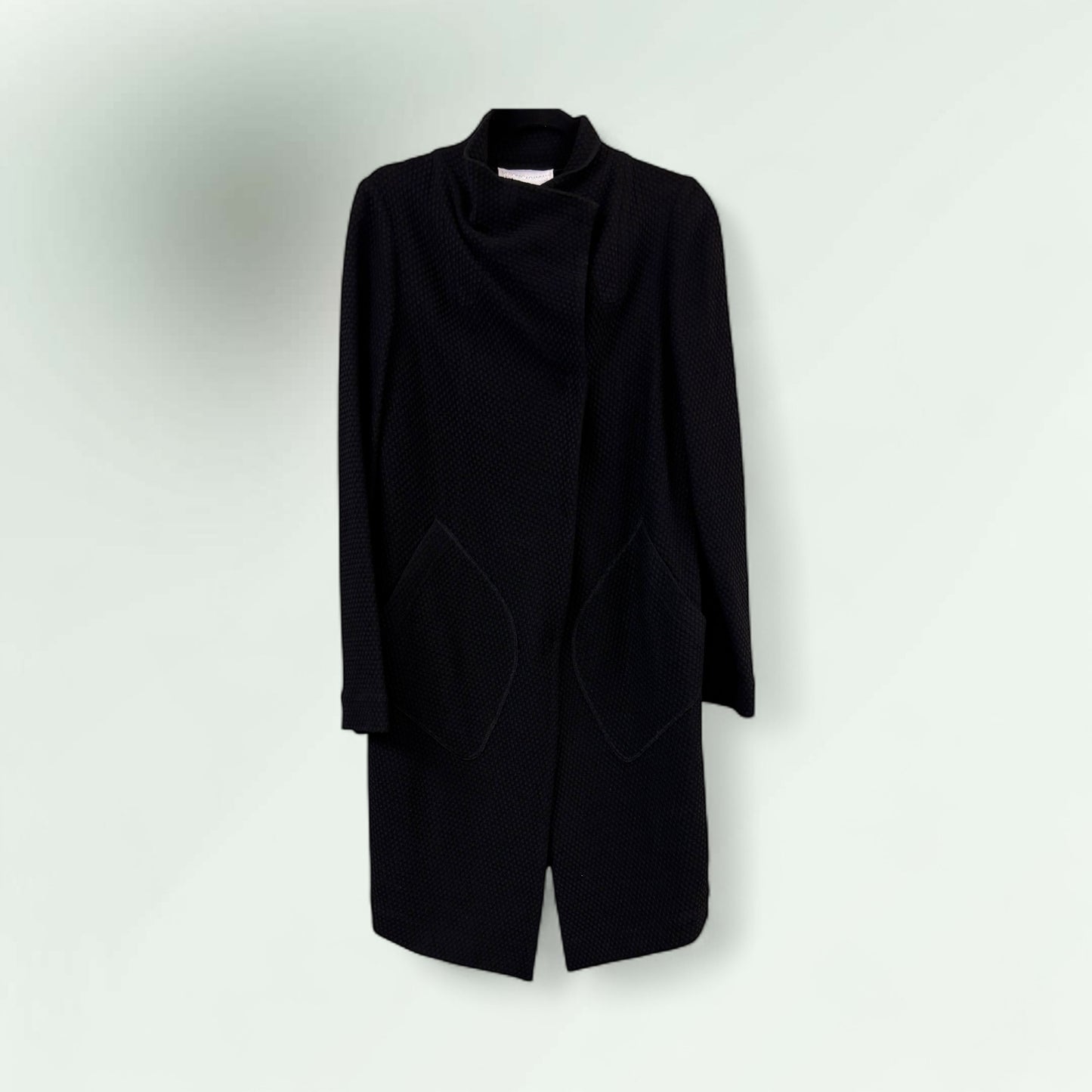 Assymetric Black Coat