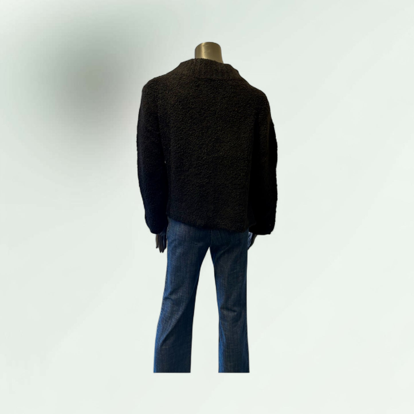 Women's Relaxed Knit Sweater with Side Tie Detail-Filicina- Lunatisme