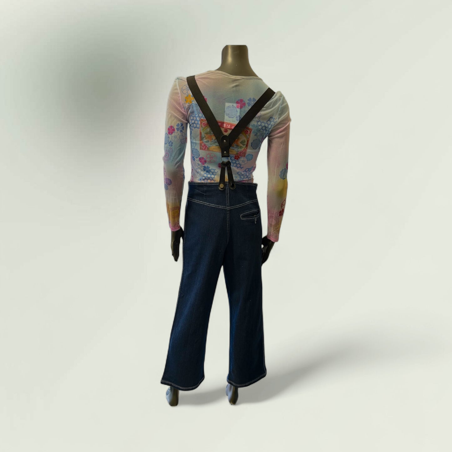 Jeans with Braces -Style H1001 DS