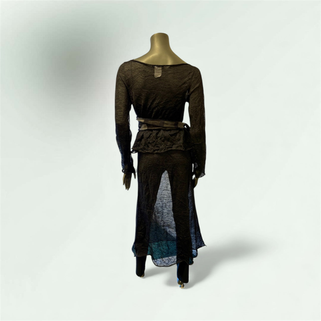 Viscose Nylon Shear Checked Scarf