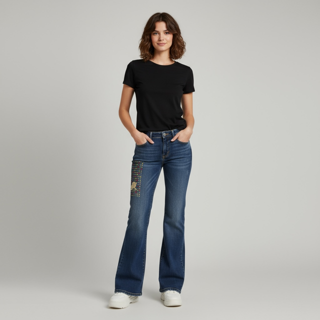Hand Painted Jeans-