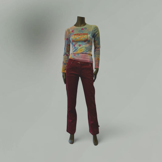 Red Denim Jeans