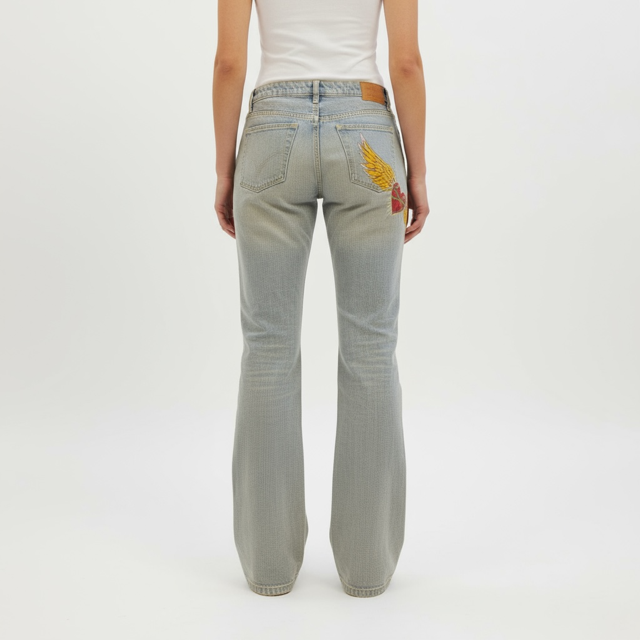 Hand Painted Jeans