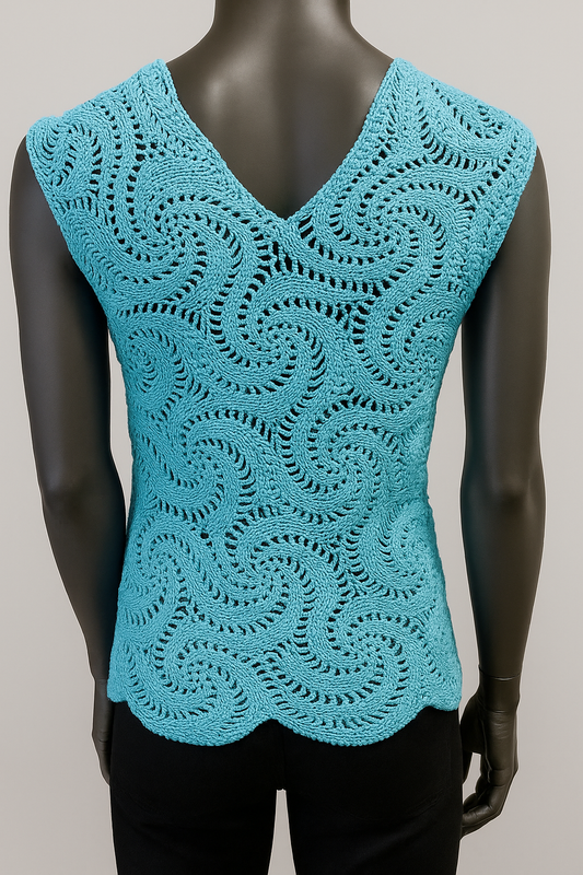 Crochet Knitted Top Style 26964