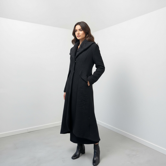 Elegant Long Black Coat