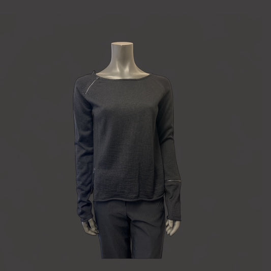 Mid lenght Sweater with Zip detail  Style Box 05