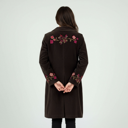 Velvet Embroiderd Coat
