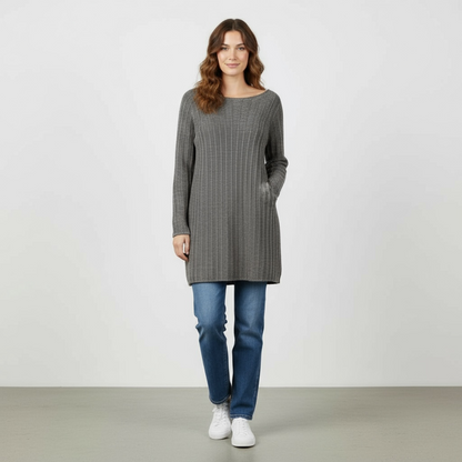 Ribbed Knit Tunic Dress style 3309