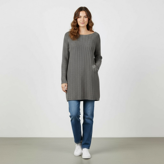 Ribbed Knit Tunic Dress style 3309