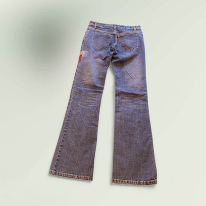 Hand Painted Jeans- Frida