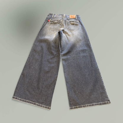 Women's High-Rise Flared Jeans – Dark Wash Style No. Y89 DS