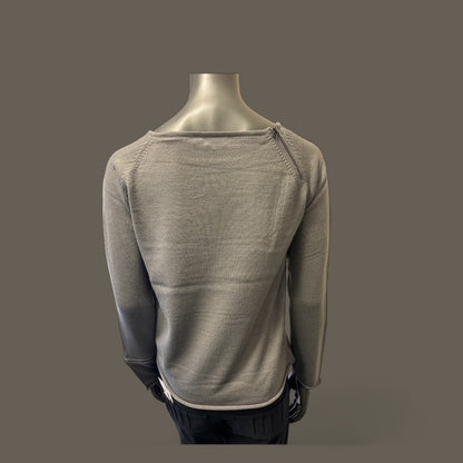 Mid lenght Sweater with Zip detail  Style Box 05