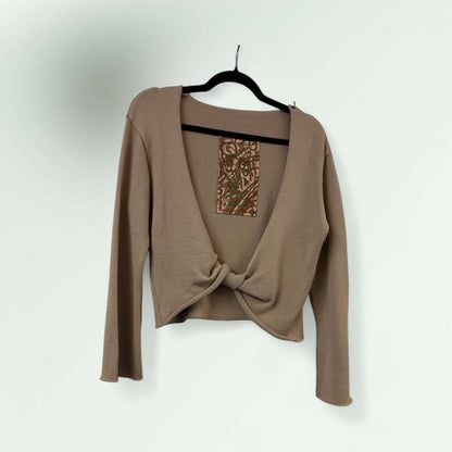 Women's Twist-Front Knot Cardigan Klussi-Lunatisme