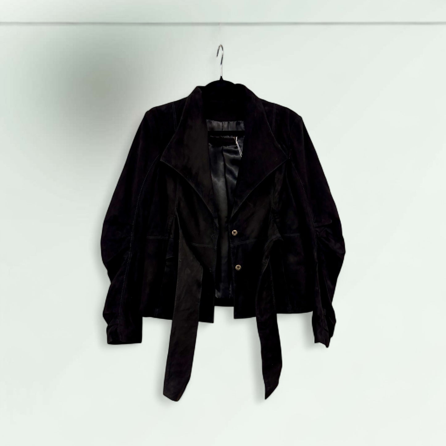 Women's Belted Suede Jacket
