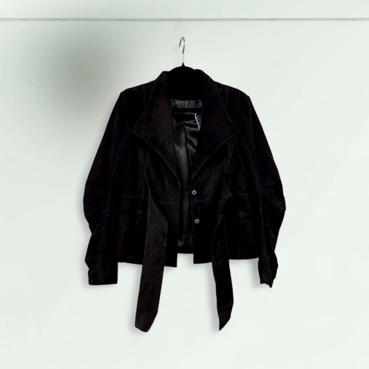 Women's Belted Suede Jacket