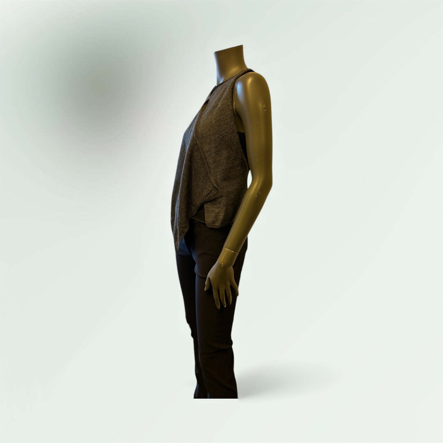 Contemporary Assymetric top with ribbed back style Cabana 80 - Extravagance Fashion 