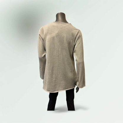 Back Vew of the Grey SWeater