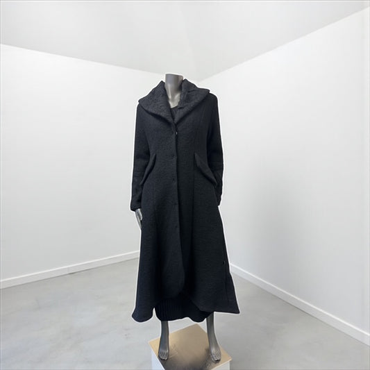 Elegant Long Black Coat