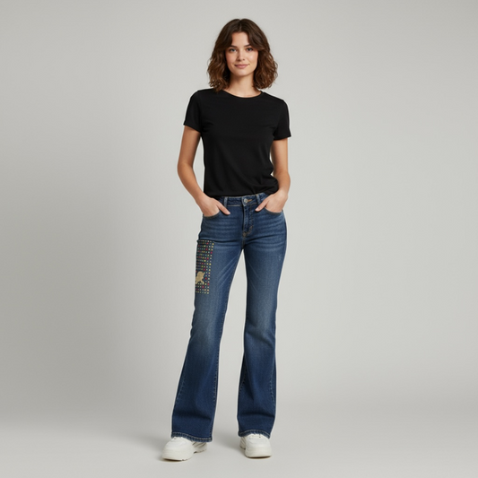 Hand Painted Jeans-