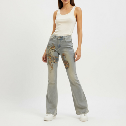 Hand Painted Jeans