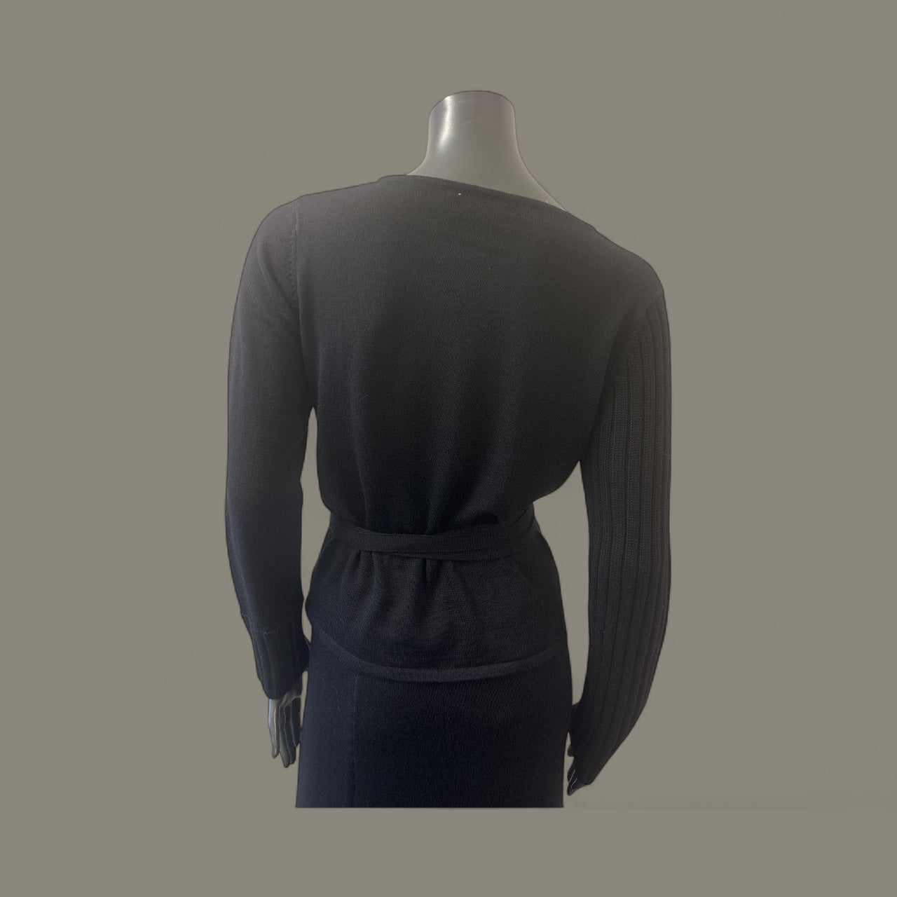 Half ribbed  Assymetric Sweater Style  no.Boss 28