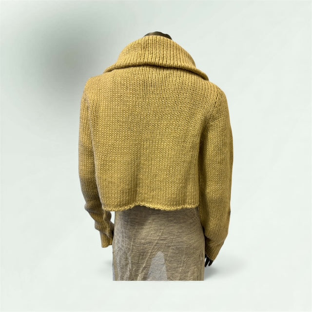 Asymmetric Mohair Zipped Cardigan style 1217