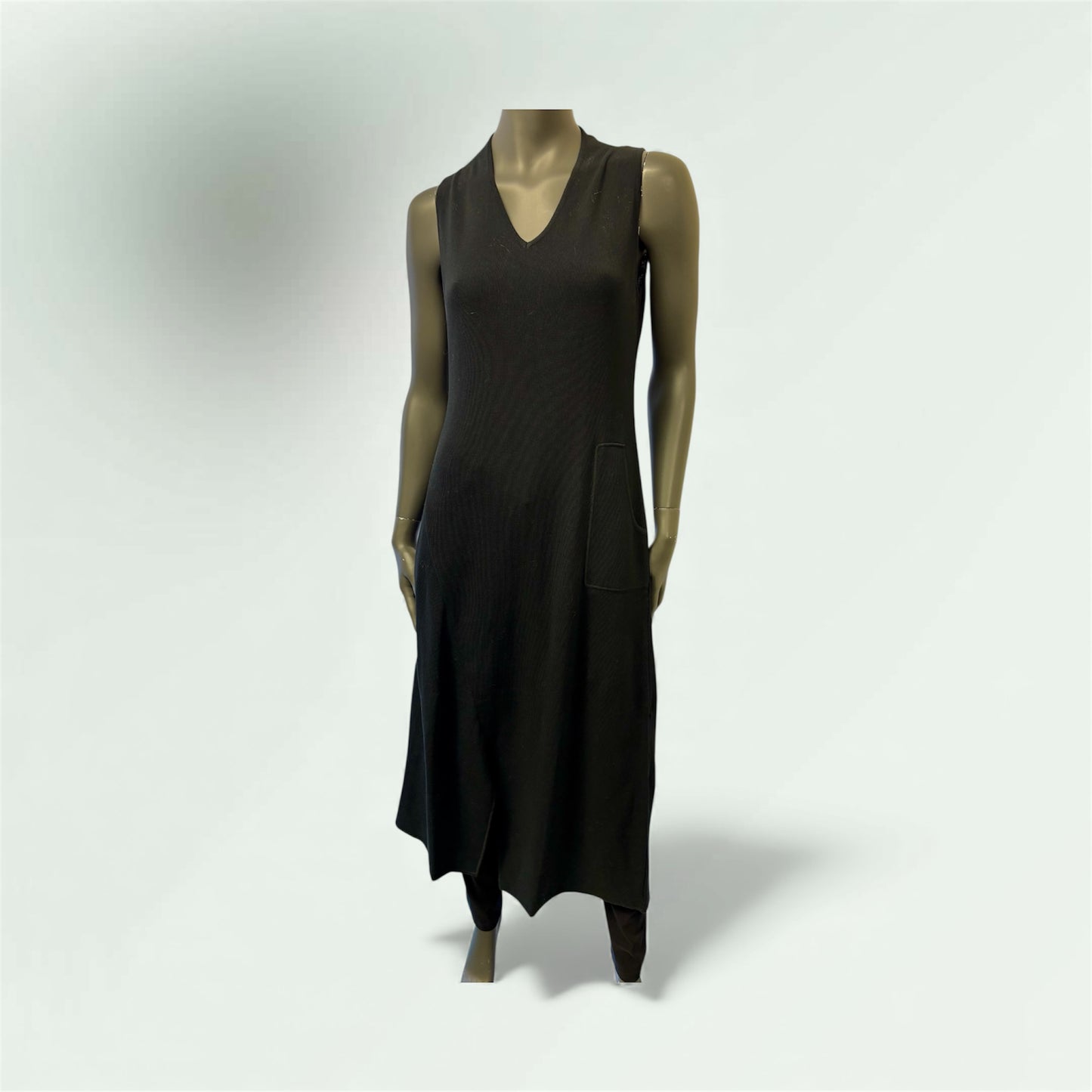 Knitted Woollen Mix Long Dress style 1017