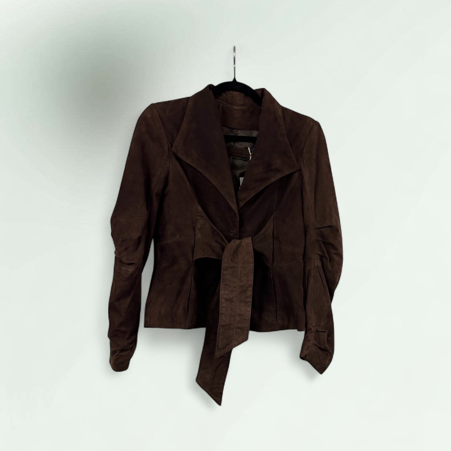 Women's Belted Suede Jacket