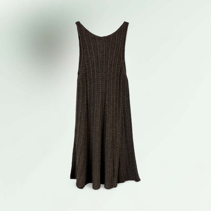 Sleeveless Ribbed Knit Tunic Dress Style 3308