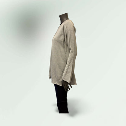 Side View of the Grey Sweater