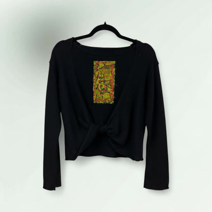 Women's Twist-Front Knot Cardigan Klussi-Lunatisme