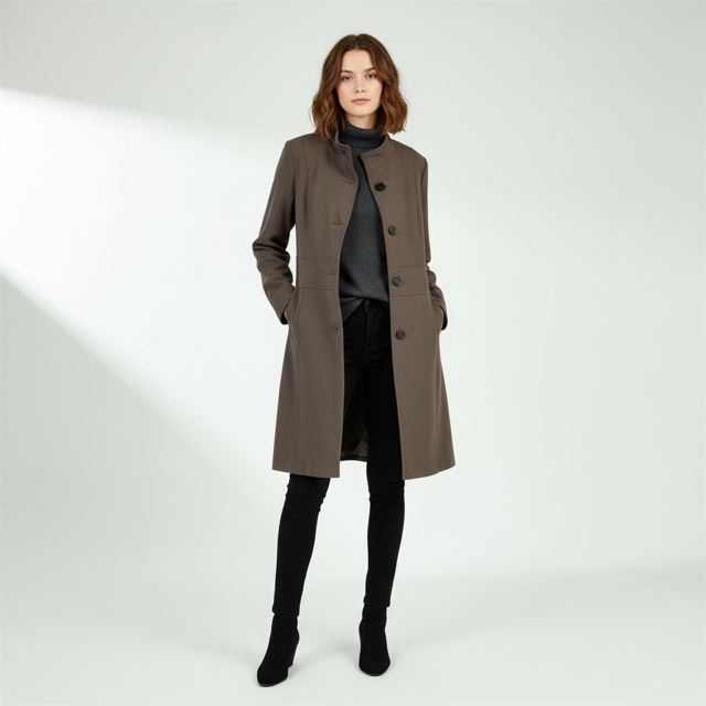 Tailored Brown Coat