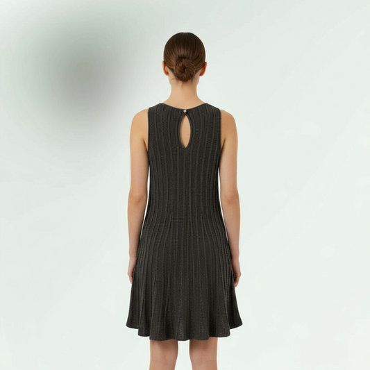 showing the Back of the Sarah pacini sleeveless tunic