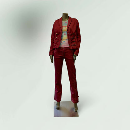 Hand Painted Jeans-Military inspired