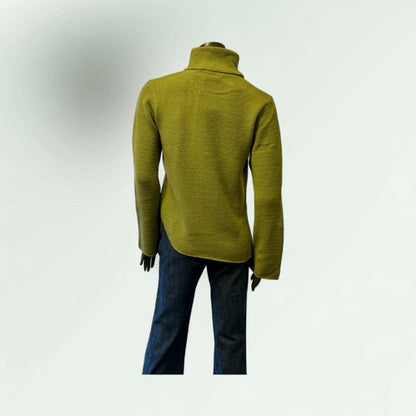 Asymmetric Zip Cardigan-Cham- Lunatisme