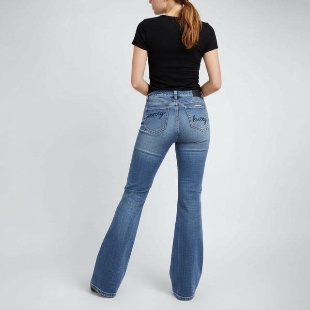 Hand painted Jeans