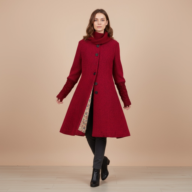Vintage red coat