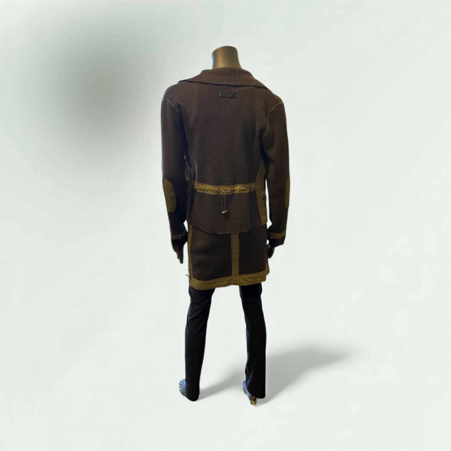 Back View of Patchwork Jacket