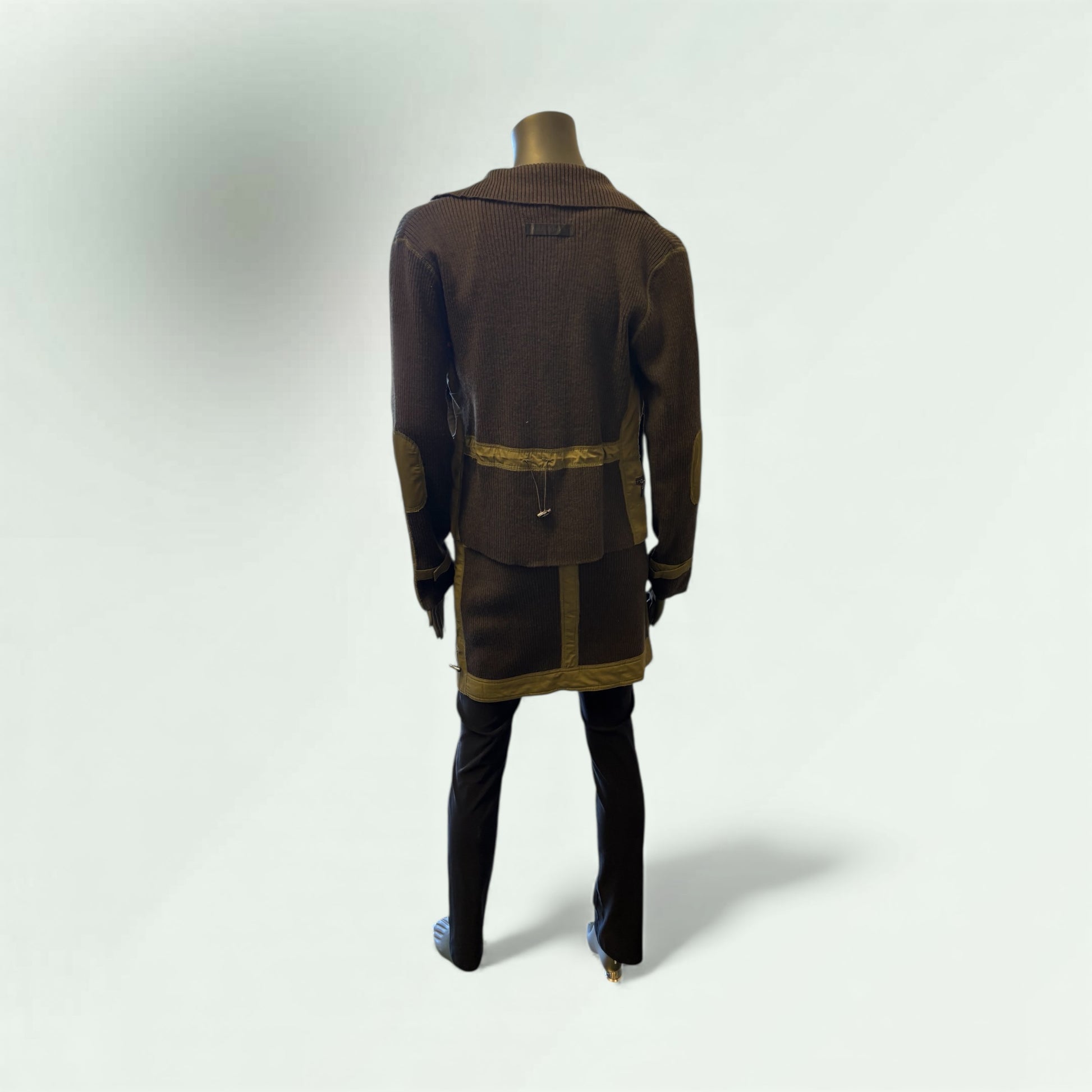 Back View of Patchwork Jacket