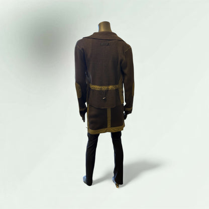 Back View of Patchwork Jacket