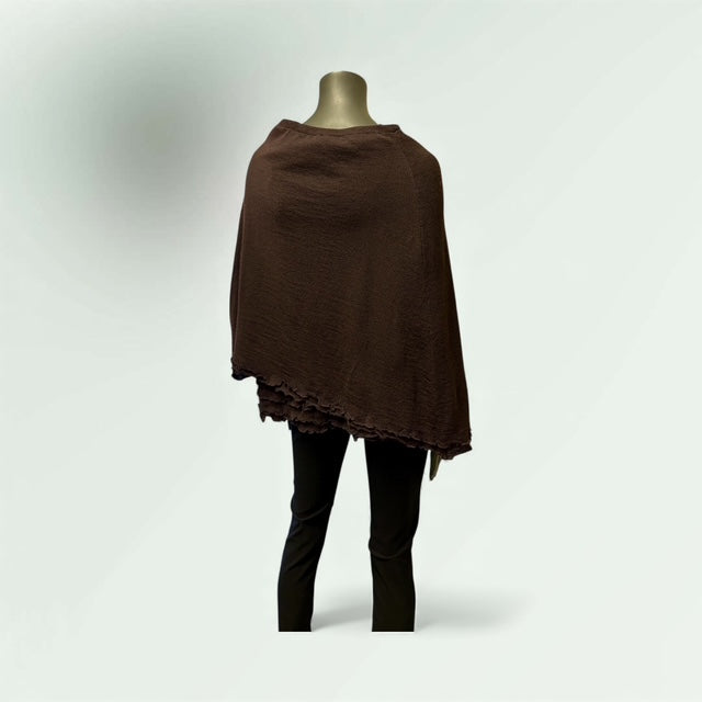 Back view of Skirt worn as Poncho