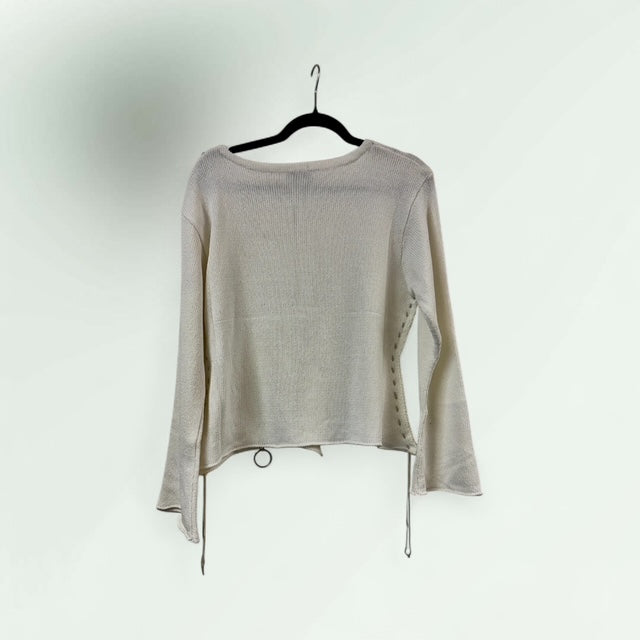 Women's Asymmetric Ring-Closure Knit Cardigan