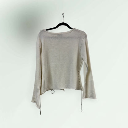Women's Asymmetric Ring-Closure Knit Cardigan
